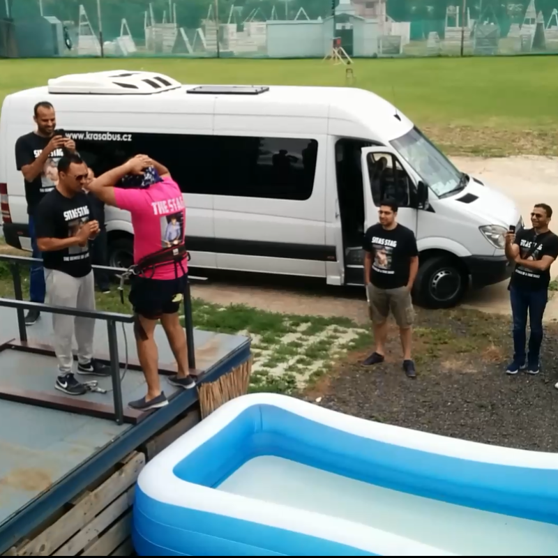 Fake Bungee Jump