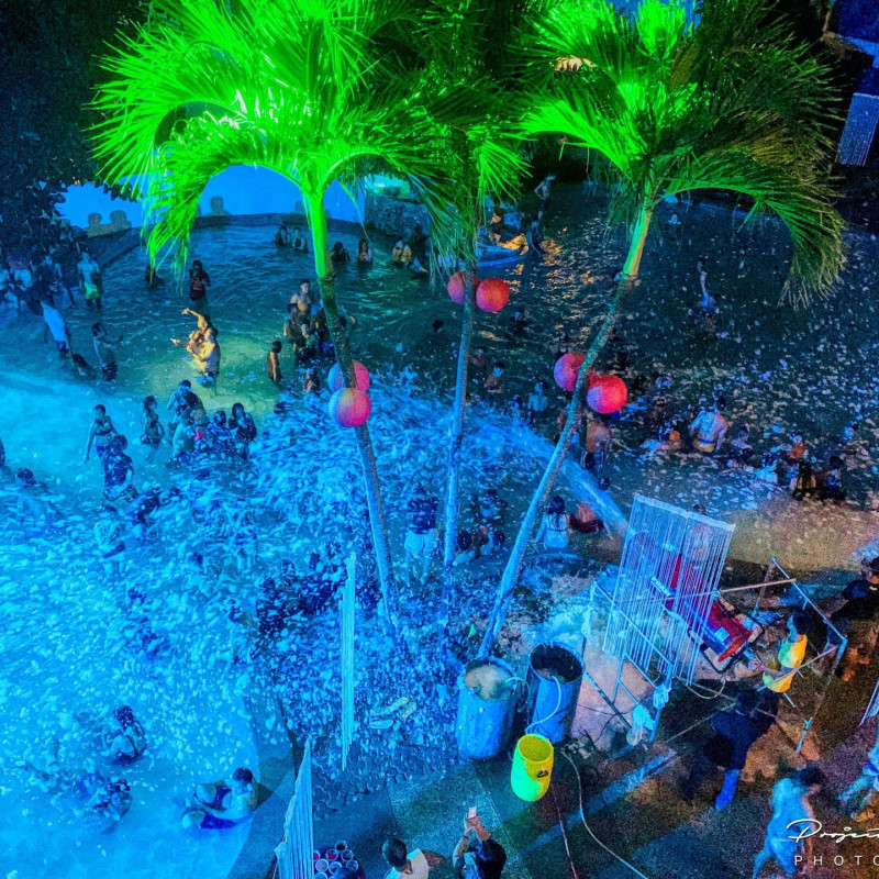 Pool and foam party